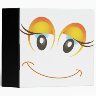 HAPPY GIRL FACE BINDER