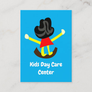 Happy Girl Kids Day Care Centre Business Card