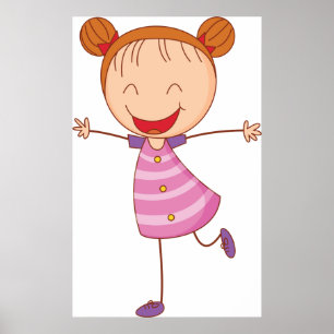 Happy Girl Poster