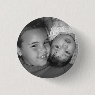 Happy Girls 1 Inch Round Button