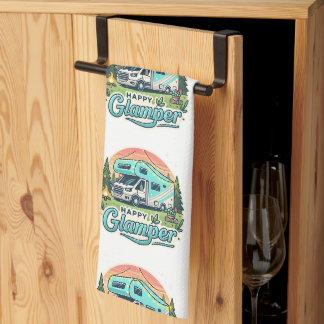 Happy Glamper Kitchen Towel - Glamping Essentials