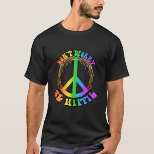 Happy Go Hippie Rasta Design T-Shirt