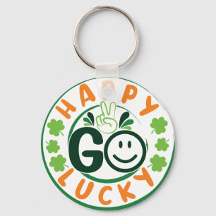 Happy Go Lucky-52904 Keychain