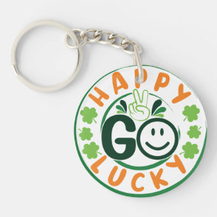 Happy Go Lucky-52904 Keychain
