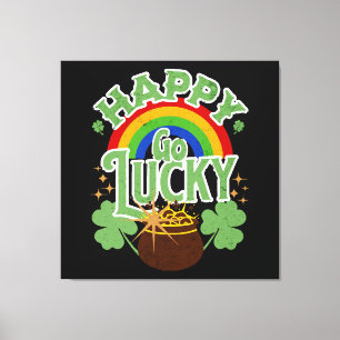 Happy Go Lucky Canvas Print