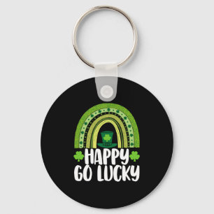 Happy Go Lucky Keychain