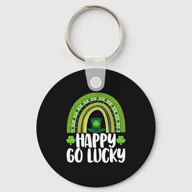 Happy Go Lucky Keychain (Front)