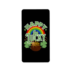 Happy Go Lucky Label