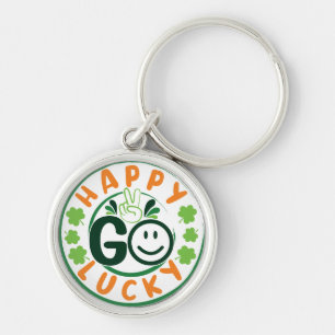 Happy Go Lucky - St. Patrick's Day Keychain