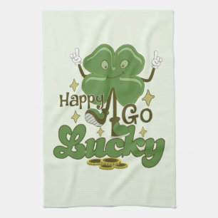 Happy Go Lucky St. Patrick's Kitchen Towel