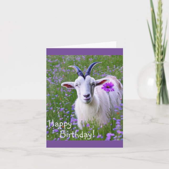 Happy Goat Card (Front)