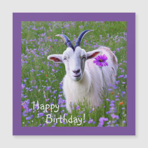 Happy Goat Magnetic Card
