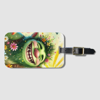 happy Goblin Boy Smiling Luggage Tag