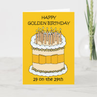 Happy Golden Birthday 29 on the 29th