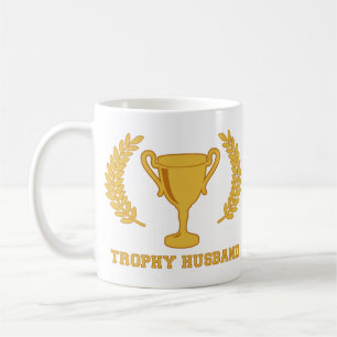 Happy Golden Trophy Husband Coffee Mug