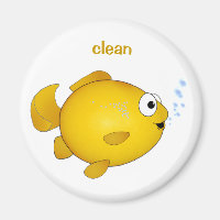 Happy Goldfish, aimant "propre" pour lave-vaissell