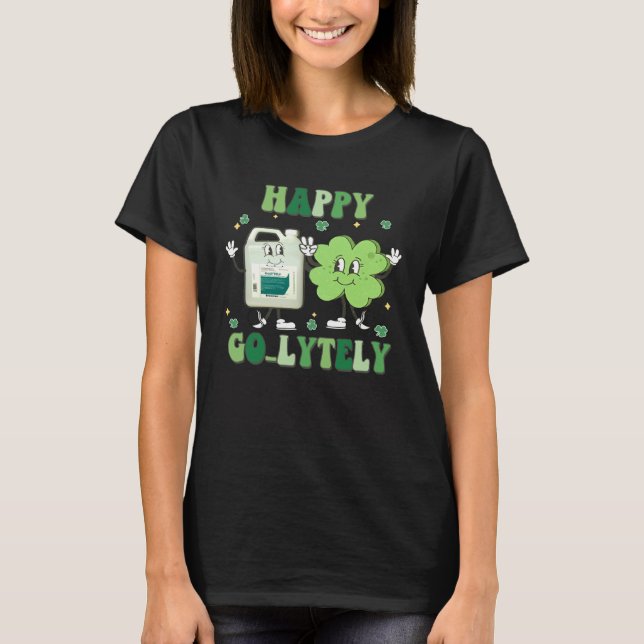Happy Golytely Bowel Prep St Pattys Gastro Gi Tech T-Shirt (Front)