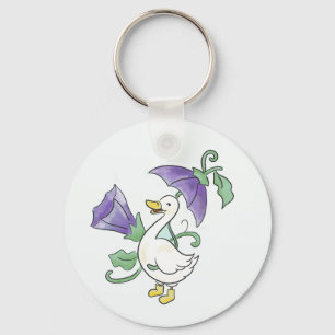 Happy Goose in Rain-boots! Keychain