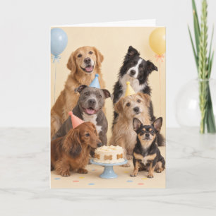 Happy Gotcha Day Dog Adoption Anniversary Party Card