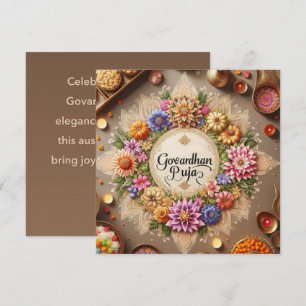 Happy Govardhan Puja Card