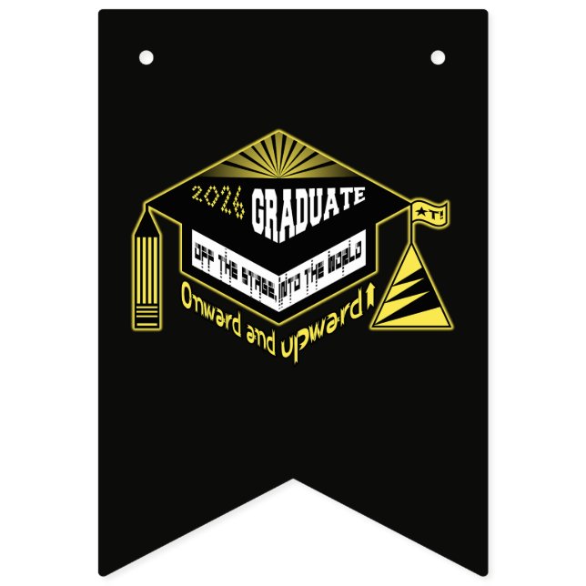 Happy Graduation 2026 Bunting Flags (Sixth Flag)