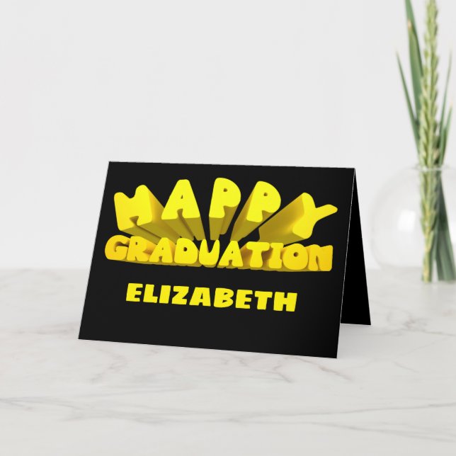 Happy Graduation Card (Front)