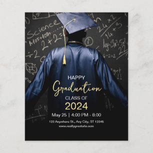 Happy Graduation Invitation, Class Of 2024 Flyer