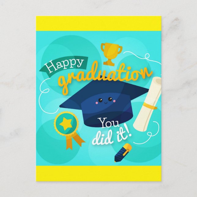 Happy Graduation Postcard (Front)