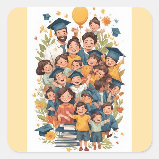 Happy Graduation Sticker (Front)