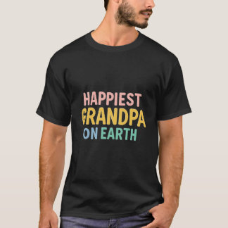 Happy Grandpa Design T-Shirt