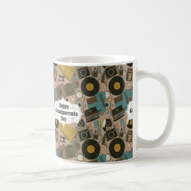 Happy Grandparents Day Gift Idea Coffee Mug (Right)
