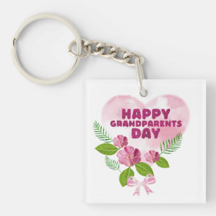 Happy grandparents Day Keychain