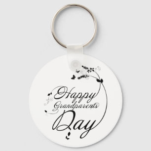 Happy grandparents day keychain
