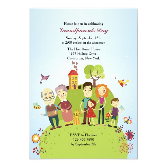 Happy Grandparents Invitation Zazzle.ca