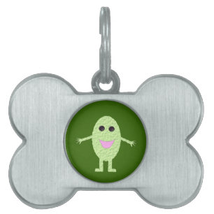 Happy Green Grape Pet Tag