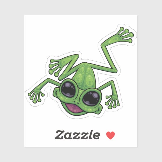Happy Green Tree Frog (Sheet)