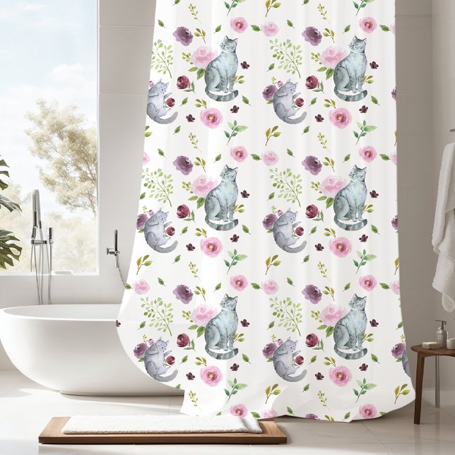Happy Grey Kitty Cats Pattern (Creator Uploaded)