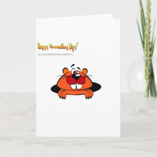 Happy Ground Hog Day Card