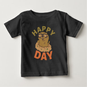 Happy Groundhog Day Baby T-Shirt