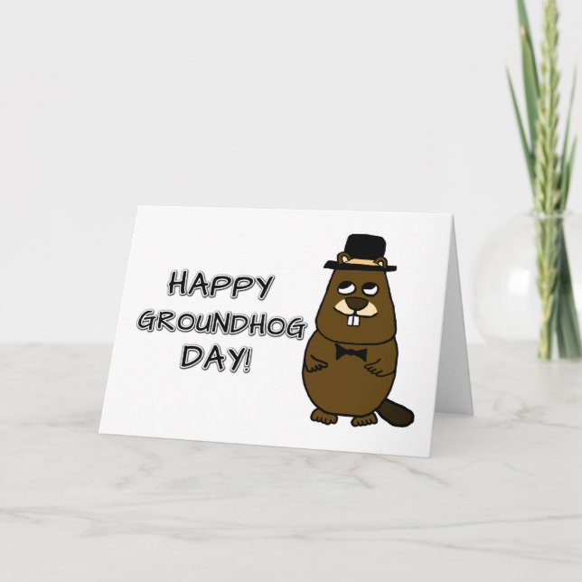 Happy Groundhog Day! Card (Front)