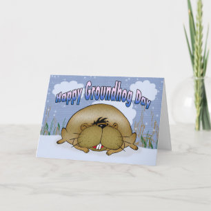 Happy Groundhog Day Card