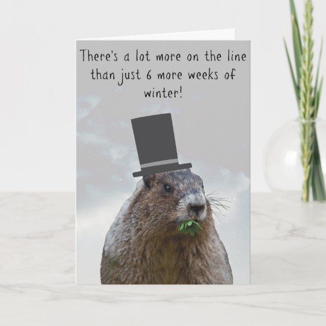 Happy Groundhog Day! Card (Front)