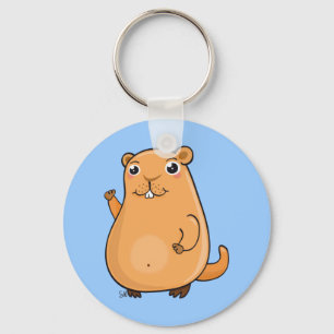 Happy Groundhog Day Keychain