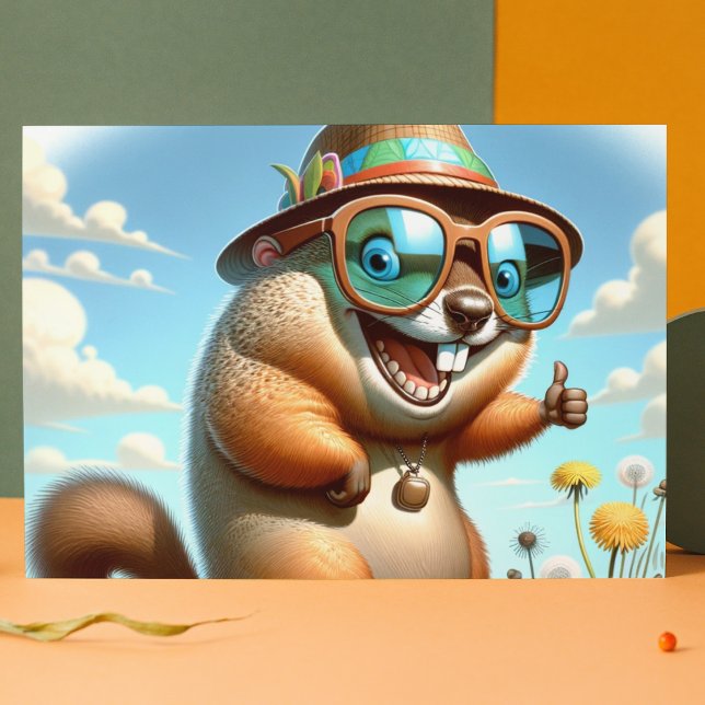 Happy Groundhog Day Postcard (Creator Uploaded)