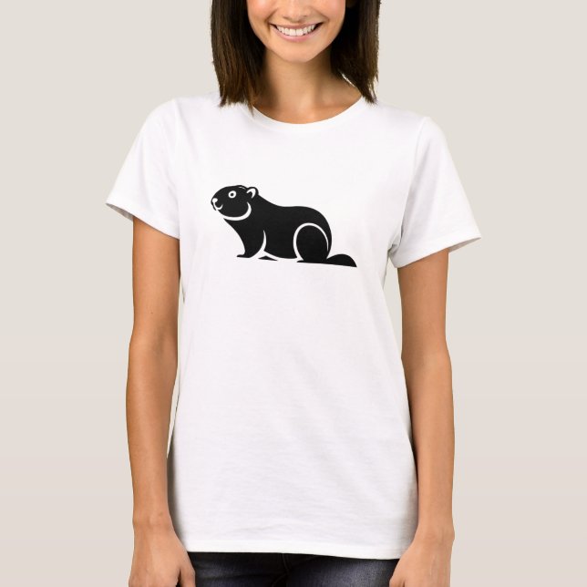 Happy Groundhog Day T-Shirt (Front)