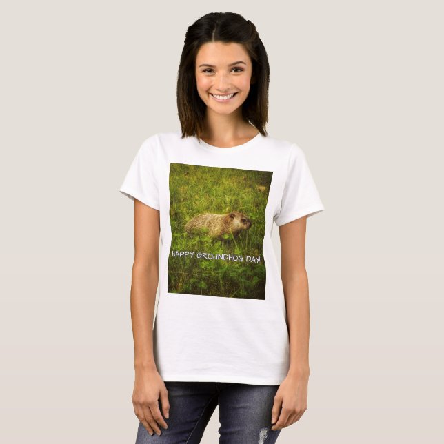 Happy Groundhog Day! t-shirt (Front Full)