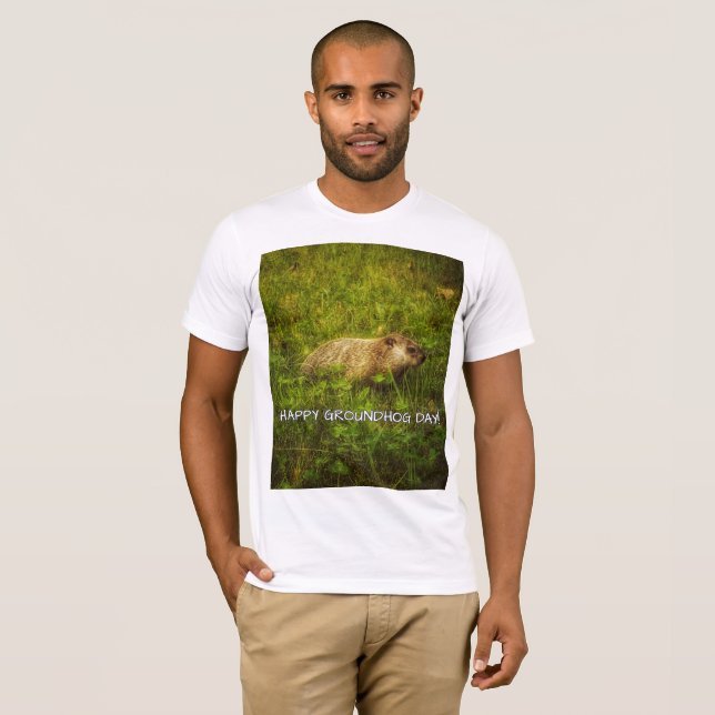 Happy Groundhog Day! t-shirt (Front Full)