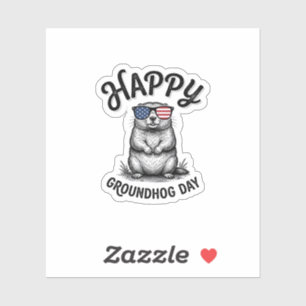 Happy Groundhog Day Vintage Engraving Shirt Design