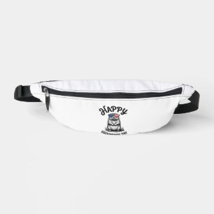 Happy Groundhog Day Vintage Engraving Shirt Design Fanny Pack