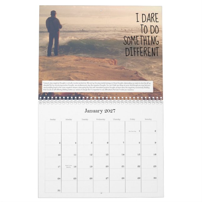 HAPPY GROWNUP 2014 Calendar (Jan 2027)